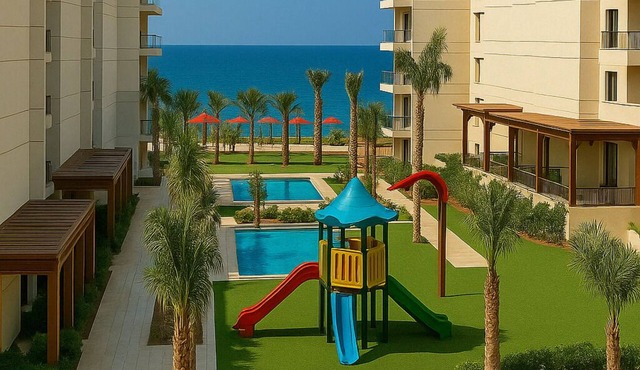 Luxurious Chalet with Pool View in Porto Said Resort