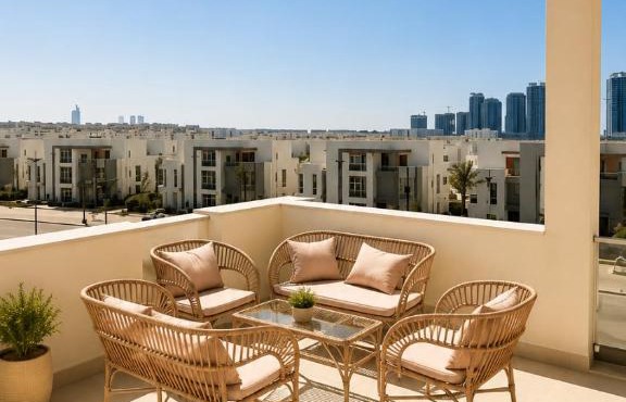 Mazarine Luxury Roof Chalet Panoramic Views & Prime Location in New Alamein