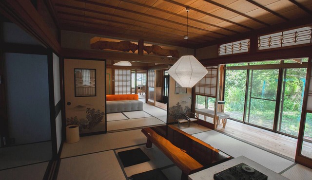 NEO-Japanese House with Sauna in Rice Fields | Pet-Friendly·Workspace·Kitchen in 佐久市