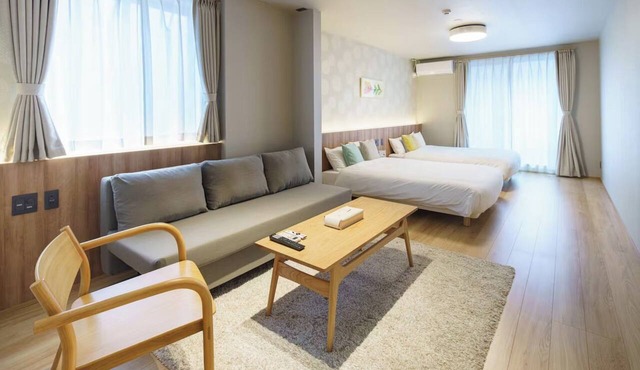 NonSmoking Family Suite | Newly Built | 8minut/Kumamoto City Kumamoto in Kumamoto City