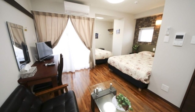 Nonsmoking Triple room 1 single bed 1 double/Naha Okinawa