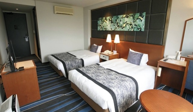Nonsmoking Twin Room with Park View Free flat /Okayama Okayama