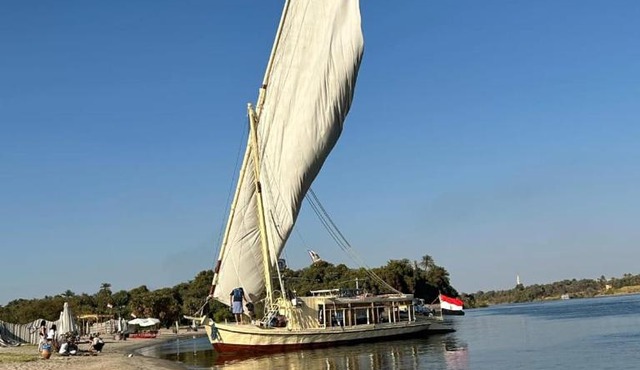 Nubian sailing boat