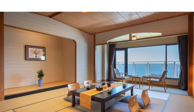 Ocean view Superior Japanesestyle room balcon / Hakodate Hokkaidō