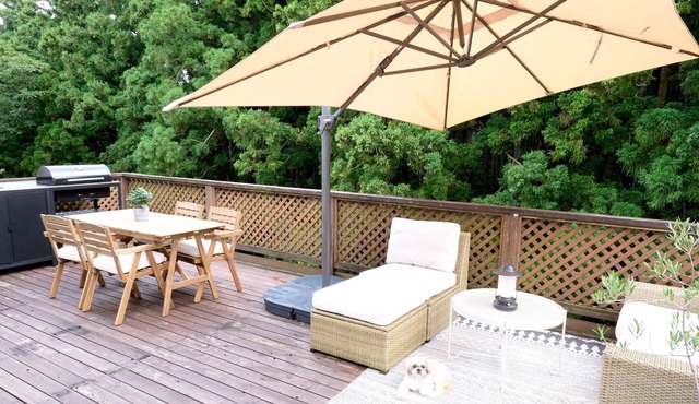 Peaceful 2BRhouse w/ natural Onsen, Spacious outdoor garden, 15minfrom staby car