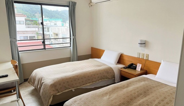 Smoking Twin room with unit bath/Nago Okinawa