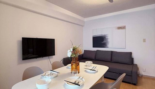 Spacious 2BR Apartment Central Yet Peaceful Stay in Hiroshima City