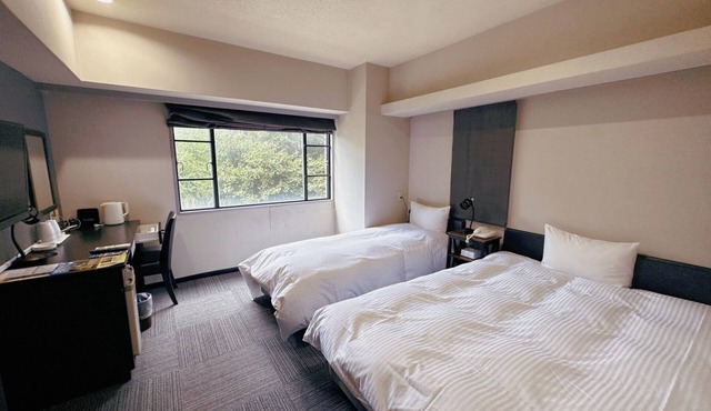 Stay without meals Smoking Semitriple 2 beds/Fukuoka Fukuoka