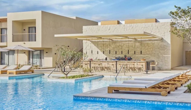 Stylish Bedroom with Private Balcony - 4 Mins to Almaza Bay’s Sandy Shores