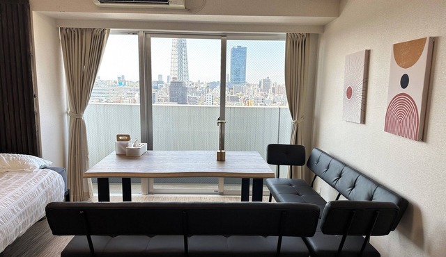 Super Skytree View/Asakusa area/Direct train to Shibuya,Shinjuku/Penham House in Sumida Ku