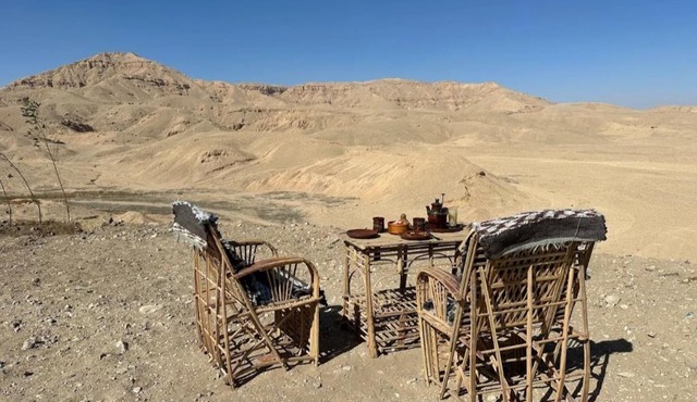The desert house in Luxor