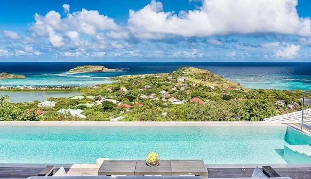 Villa Iris | Ocean View - Located in Wonderful Grand Cul de Sac with Private Pool in Saint Barthélemy