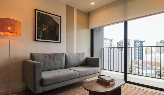 w* | Upscale 2BR w/Balcony & View in Miraflores in Miraflores