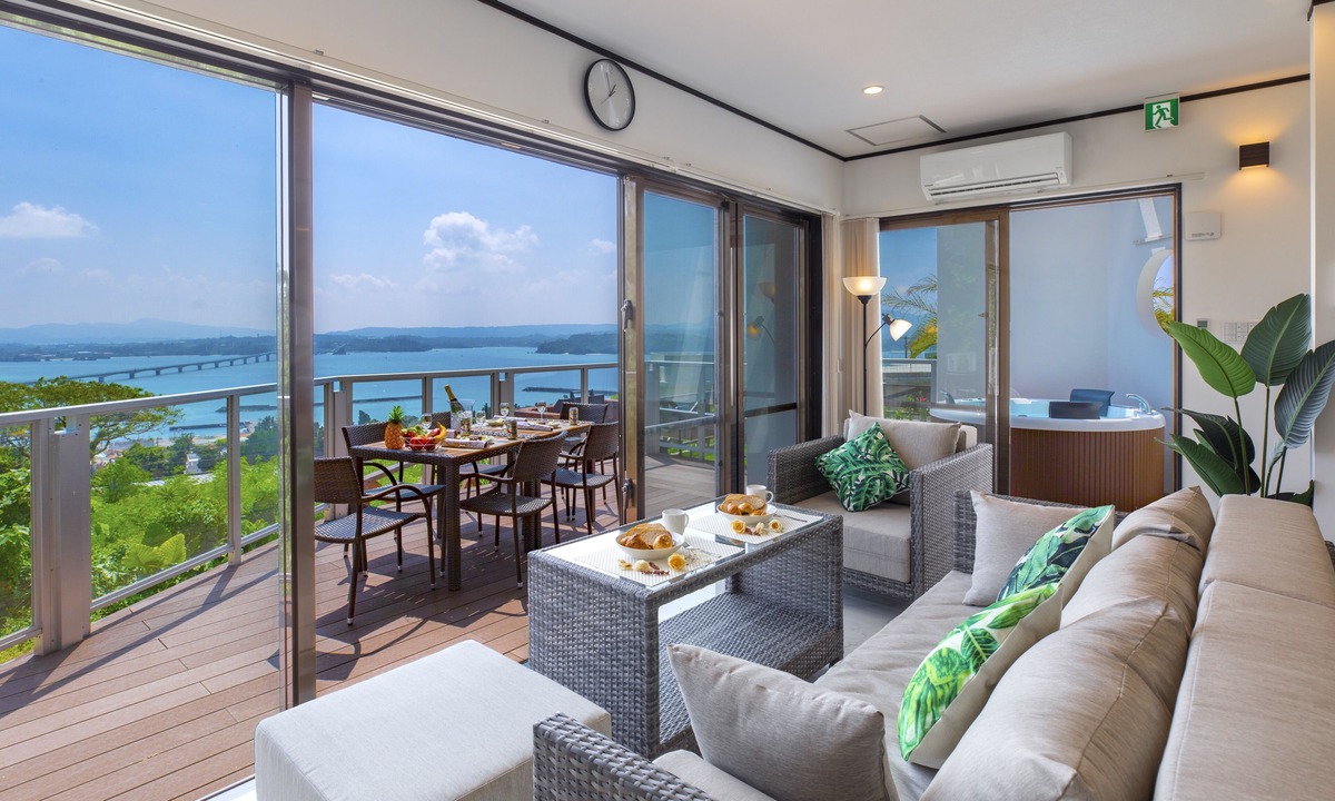 Nakijin Cottage | KOURI Ocean Moon Cottage