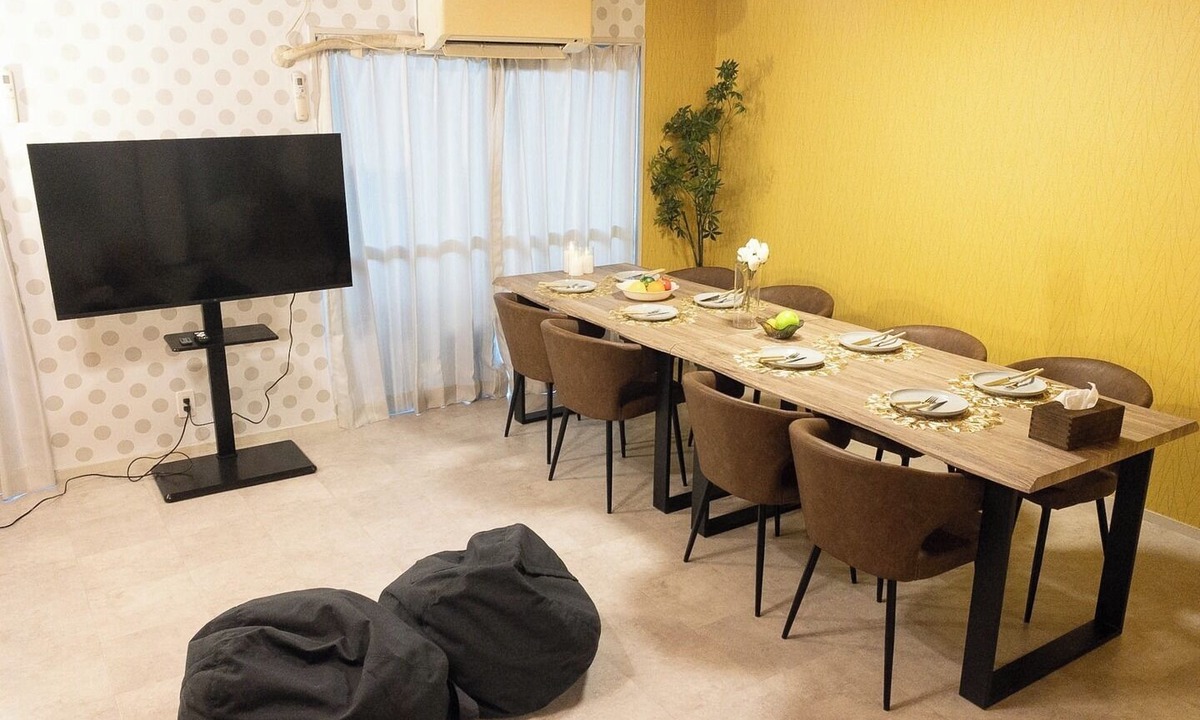 Kabukicho Apartment | 202-Dot Room ｜8 ppl | Custom Queen Bunk Beds｜Golden Gai & Kabukicho | 42㎡