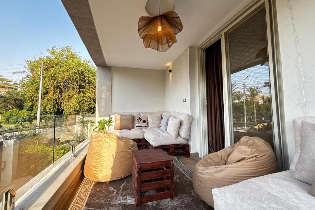 Heliopolis Apartment | Garden Retreat 2BR in Heliopolis Balcony &Garden