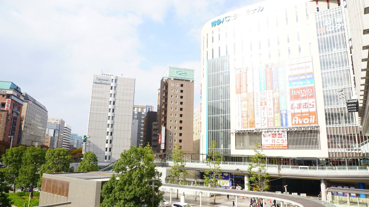 Photo of Buildings in Hakata Ekimae