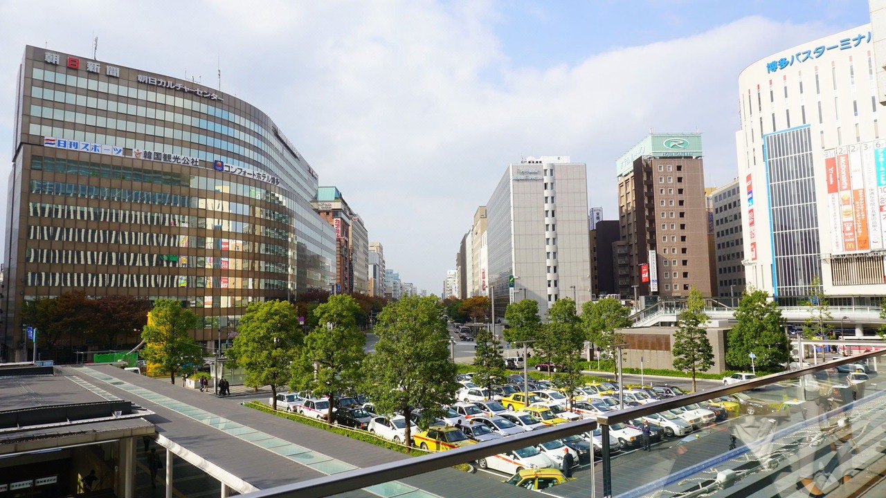 Photo of Buildings in Hakata Ekimae