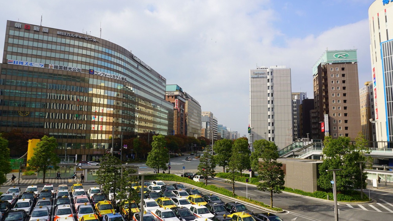 Photo of Buildings in Hakata Ekimae