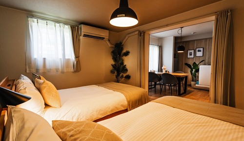 Semi-Double Twin with Kitchenette, Shower & Toilet (No Elevator) - Room 207, Non Smoking