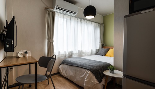 Semi-Double Room with Shower & Toilet (No Elevator) - 2nd-3rd Floor, Non Smoking