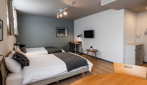 Twin Room with Kitchenette, Shower & Toilet (No Elevator) - Room 402, Non Smoking