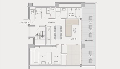 Rooftop Jaccuzi Suite,Non Smoking