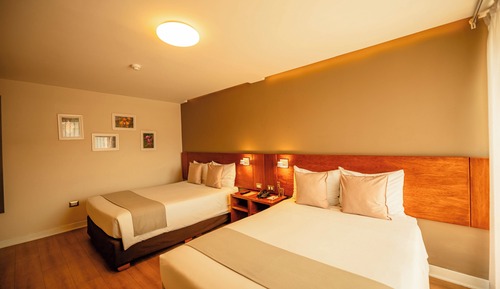 Superior Room, 2 Double Beds, Non Smoking, Garden View