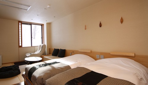 Twin Room with Private Open-Bath (Hot Spring)