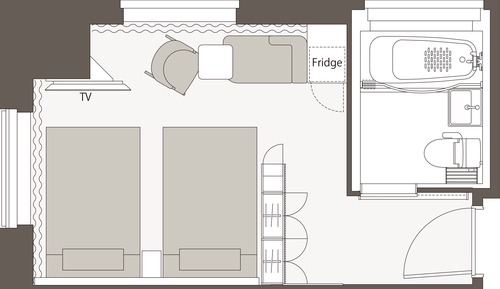 Superior, 2 beds, corner room ( Renovated on June 14th, 2025)