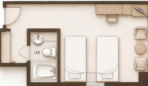 Standard Twin Room, Non Smoking