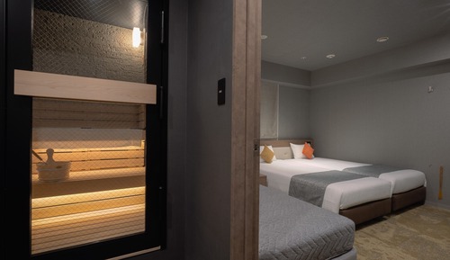 Twin room with Private Sauna [so-na], 31 square meter, Non Smoking