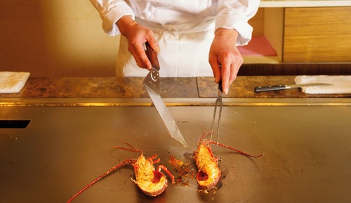 Suite, Open Air Bath and Swimming pool(summer only), Take - Teppan Kuju at 5:30PM
