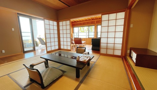 Suite, Open Air Bath and Swimming pool(summer only), Take - Teppan Kuju at 5:30PM