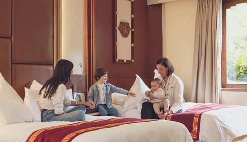 Deluxe Room, 2 Double Beds, Balcony, River View