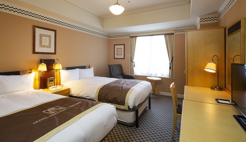Standard Twin Room (16th - 21st floors, 2 single sized beds), Non Smoking
