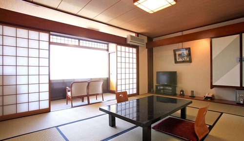 Japanese Style Room for 3 Guests, Shared Bathroom, Ocean View