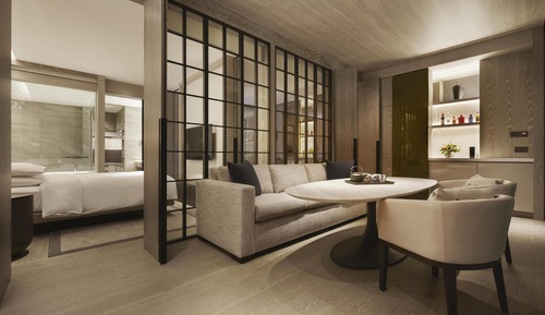 Suite, 2 Twin Beds, Mountain View