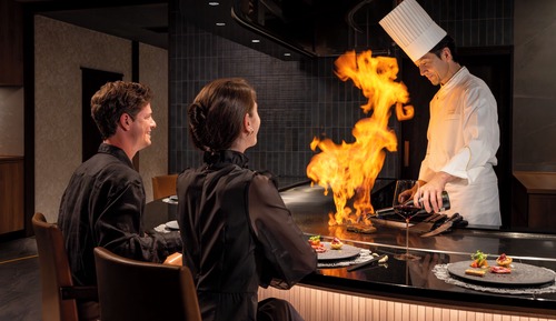 Renovated Standard Twin with Izumizaki Teppanyaki Dinner-Wagyu Steak&Seafood,6PM Seating,Non Smoking