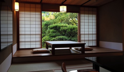 Room with Open-Air Bath, Sakura