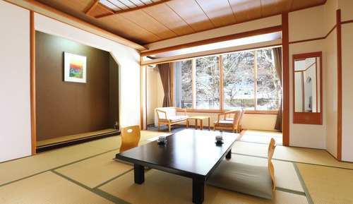 Standard Japanese-Western-Style Twin Room with 10 Tatami Mats - Indoor Bath - Non-Smoking