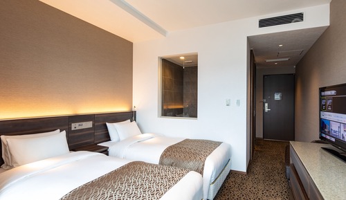 Superior Twin, Twin-beds x2, With bathtub