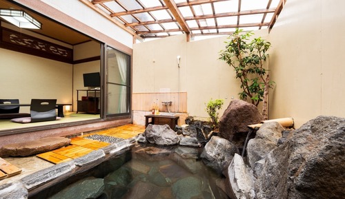 Annex Japanese Style Room with Hotspring Bath [Mokuren], Kaiseki with Beef