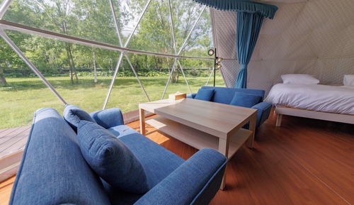 Tent, Patio, Mountain View