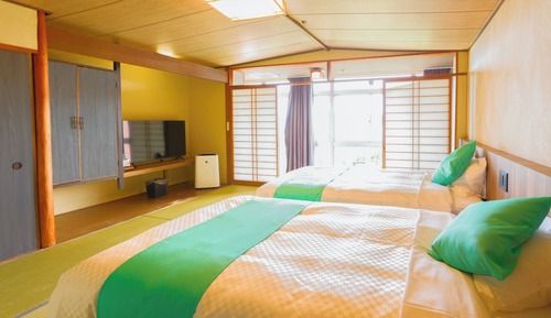 [Wabirei Twin] 10 tatami mats, with unit bath, Non-Smoking