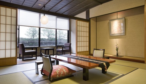 Japanese-style Room with Futon Shower only, Japanese breakfast and Kaiseki Dinner Included
