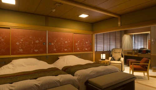 Japanese Western Style with Open Air Bath, Non Smoking