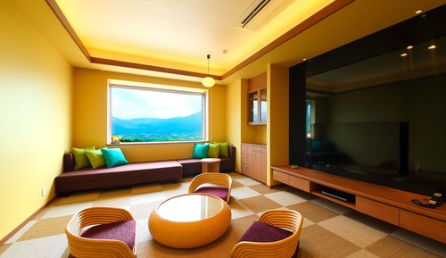 Standard Room w/Tatami Area&Mountain View -Main Bldg- Hanayoshi Area (Fixed Menu (meal change not av