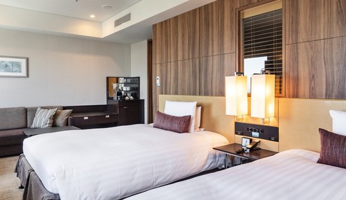 Premium Twin Room, Non Smoking (Sakurajima view)