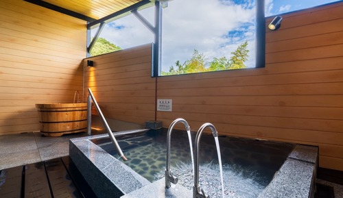 [No View] [Standard Villa / Western-style Room / 2 Beds] with Hot Spring and Mild Sauna